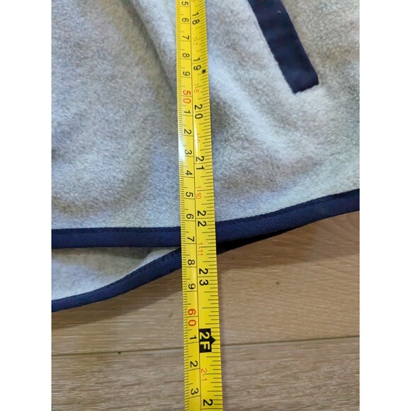 NWT Eddie Bauer Blue Gray Fleece Sweater Jacket Youth Boys Size M 10-12 - Picture 5 of 8